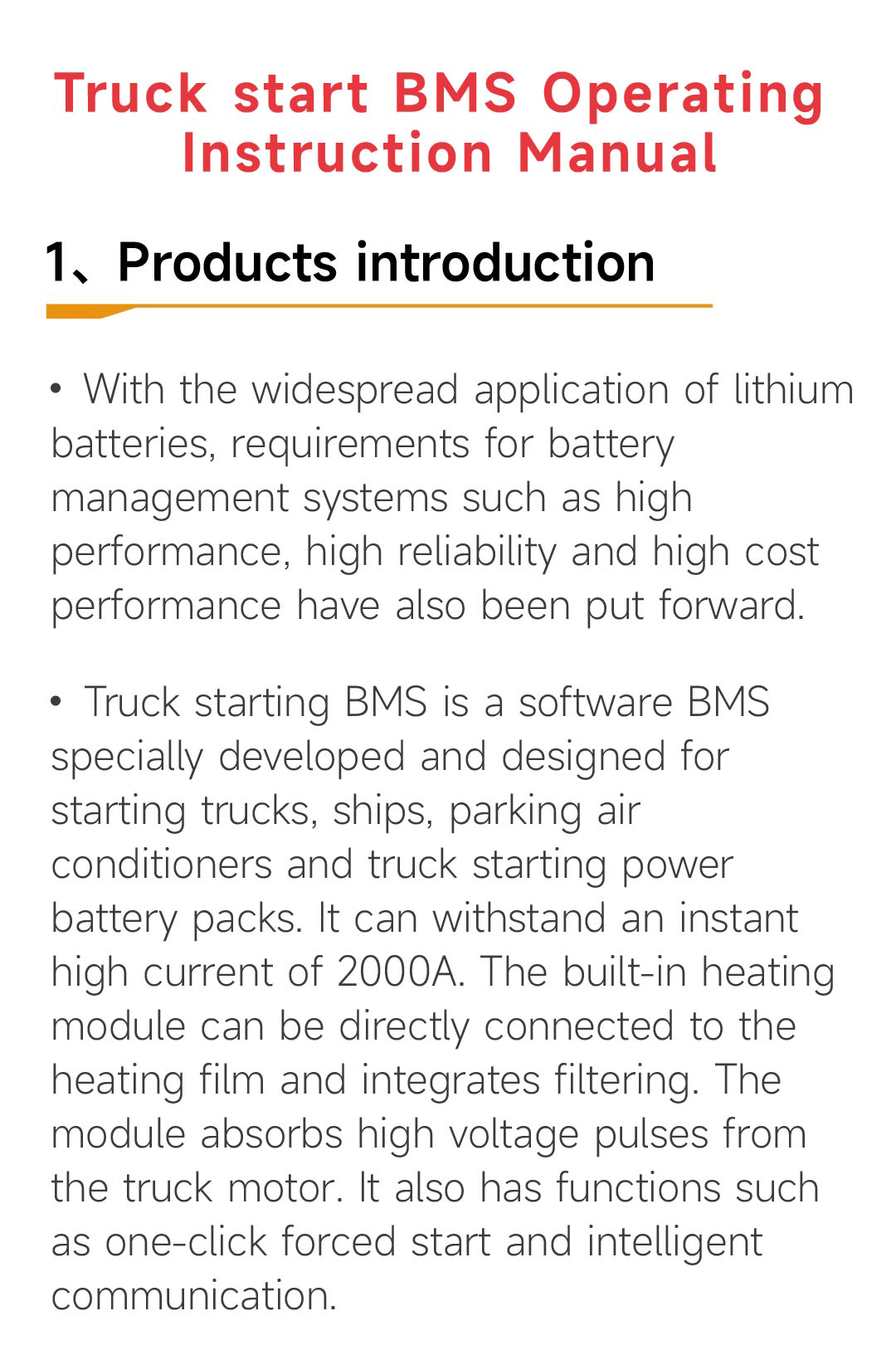 BMS Board Product Image 1